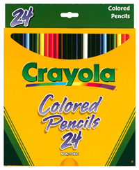 Crayola 24ct Pre-Sharpened Colored Pencils