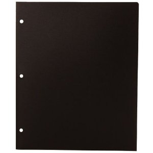 Double-Sided Pocket Folder – Black