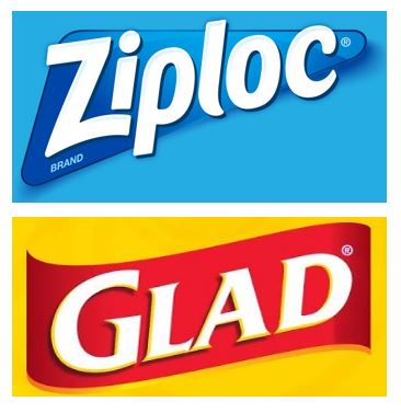 ZIPLOC/GLAD, quart - reclosable